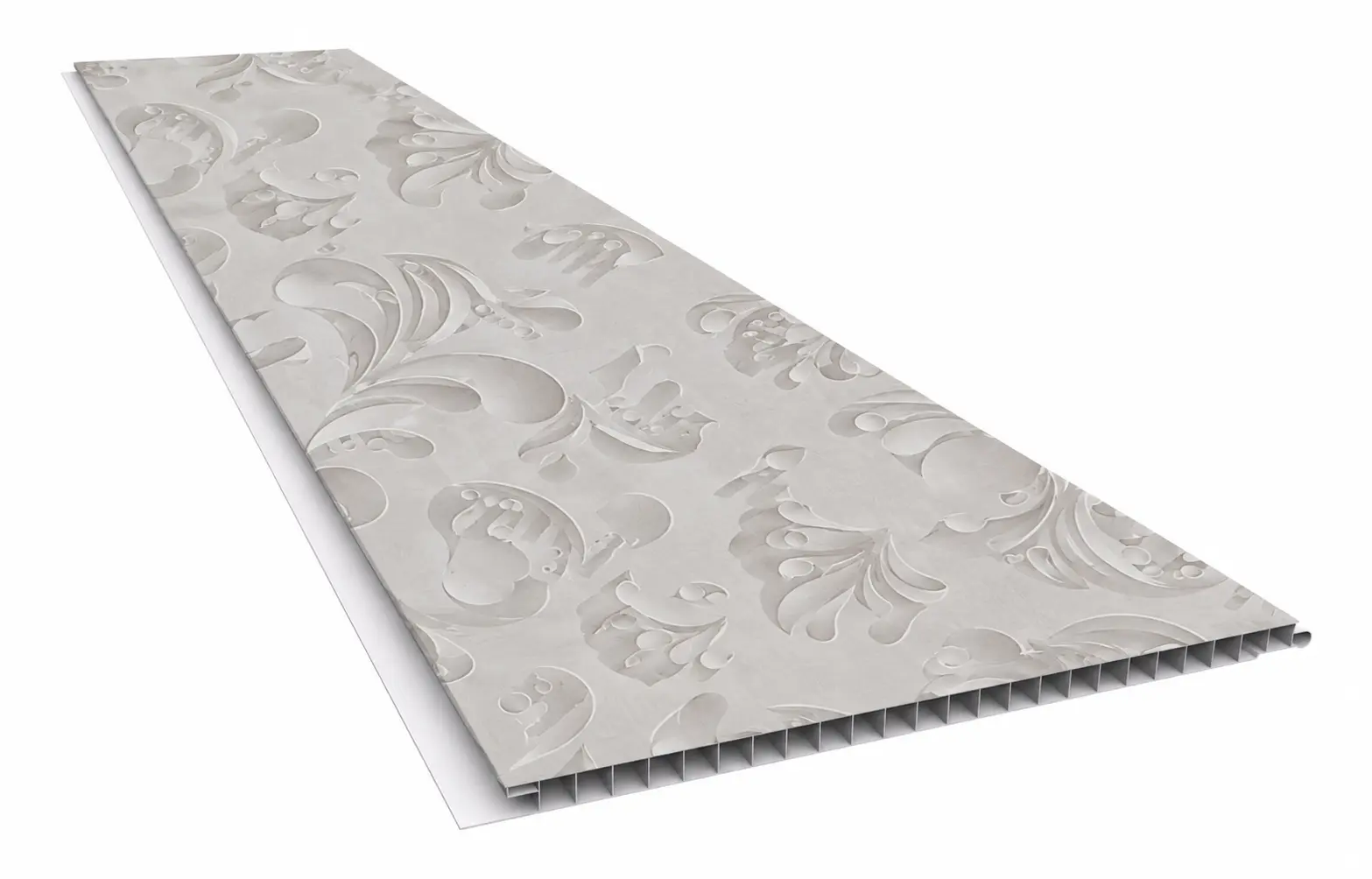 Cielorraso de PVC instalado, diseño 7