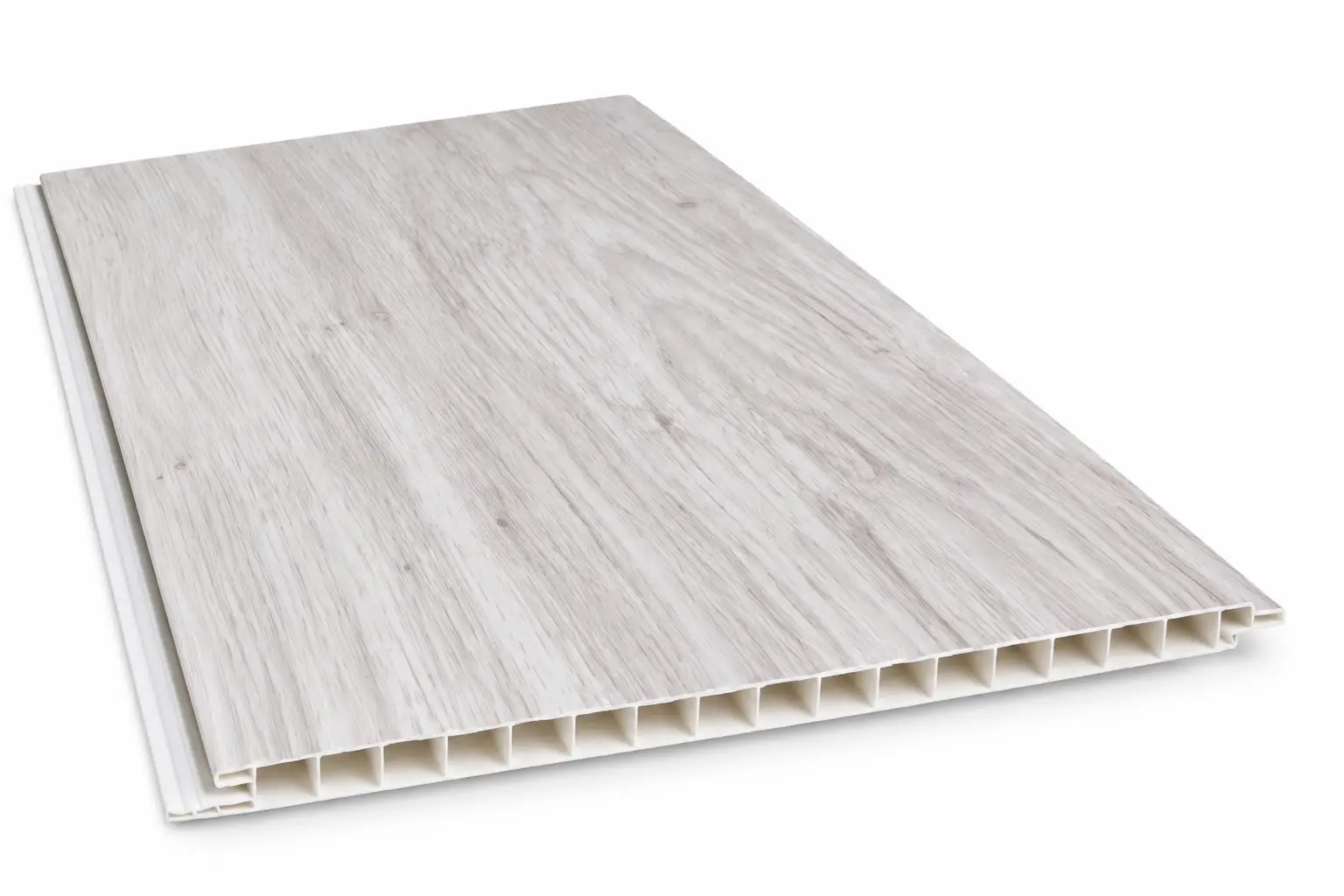 Cielorraso de PVC símil madera